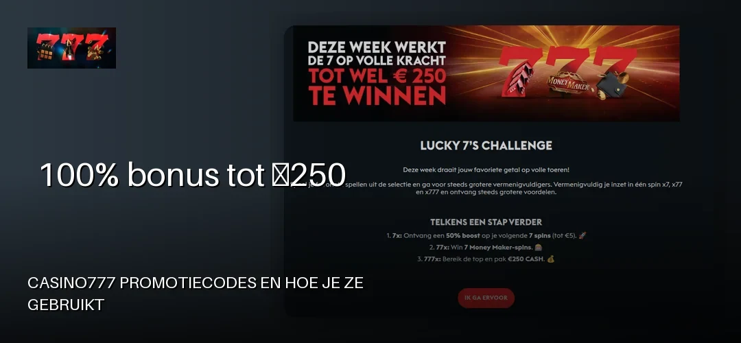 Casino777 promotional banner