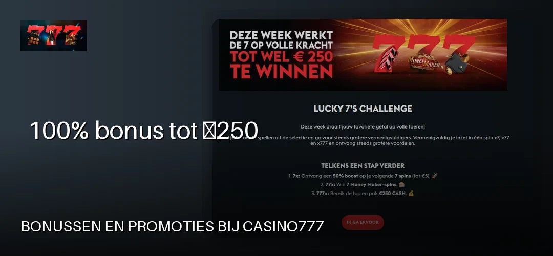 Casino777 promotional banner